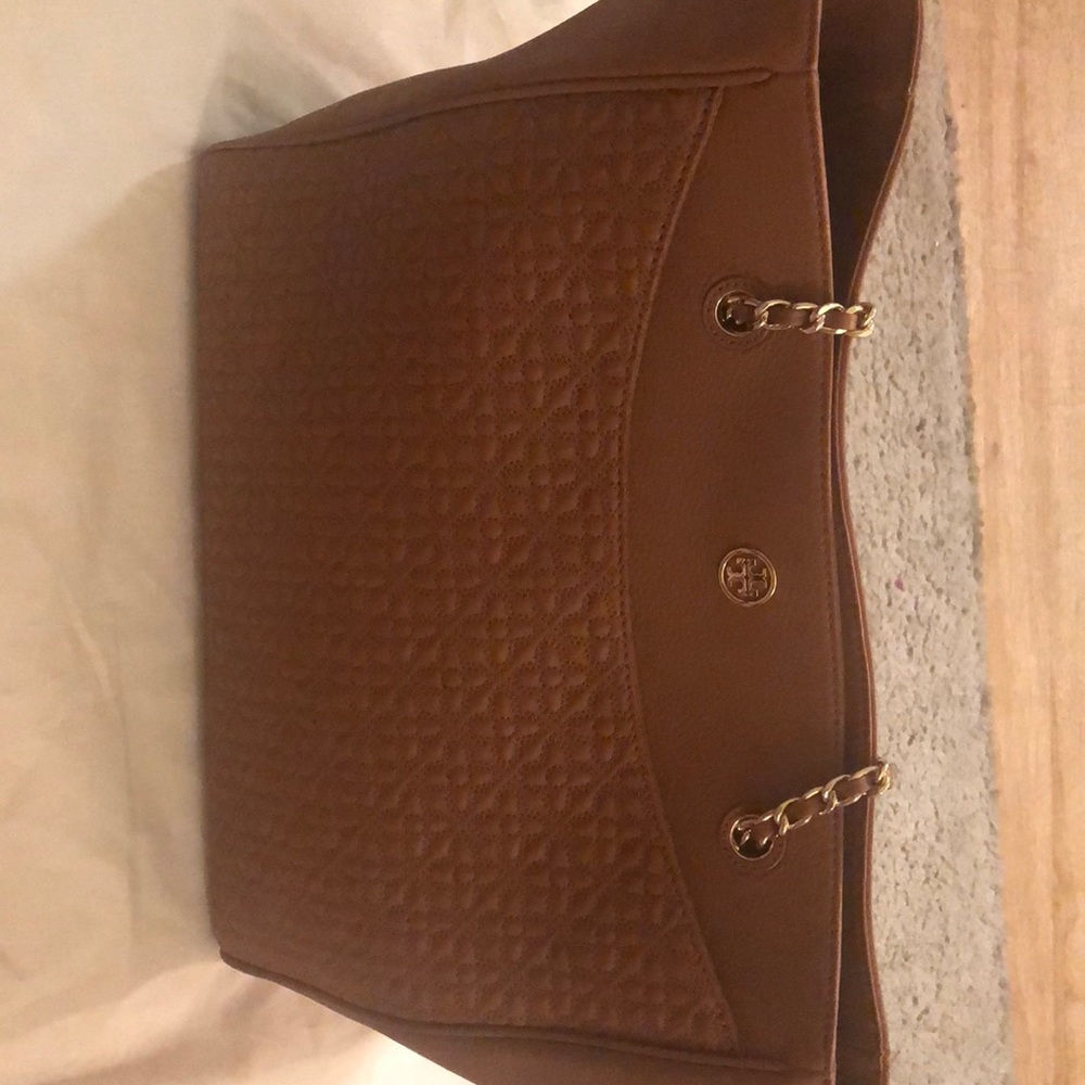 Brand new Tory Burch Tote bag in luggage color - Picture 4 of 7